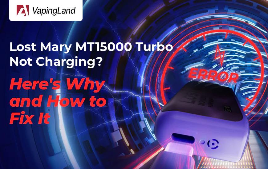 lost mary mt15000 not charging