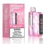 pink and blue foger switch pro 30k puffs disposable kit box