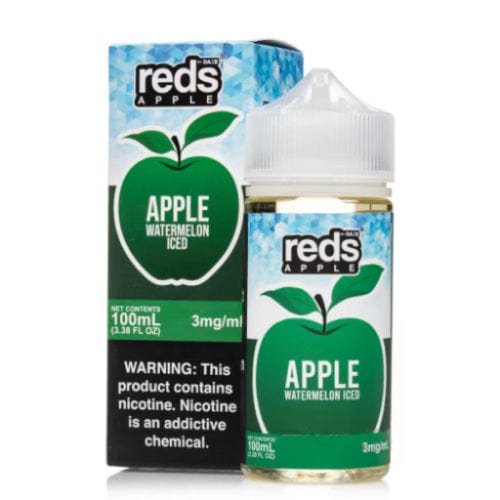 7-daze-juice-reds-apple-watermelon-iced-100ml-vape-juice-32603612643439 7 Daze Reds Apple Watermelon Iced 100ml Vape Juice - Image 1
