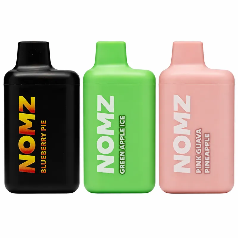 nomz-mini-disposable-4ml-50mg-blueberry-pie-green-apple-ice-pink-guava-pineapple-1 Nomz Mini 2K Disposable Vape (5%, 2000 Puffs) - Image 1